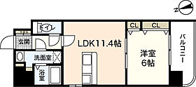 広島県広島市中区竹屋町（賃貸マンション1LDK・10階・42.70㎡） その2