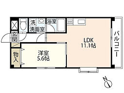 間取図画像 1LDK