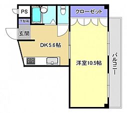 間取図画像 1DK