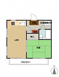 間取図画像 1LDK