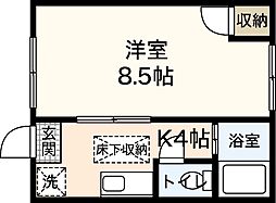 間取図画像 1K