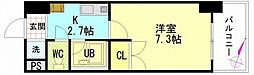 シャンテ中垣 1Kの間取図画像