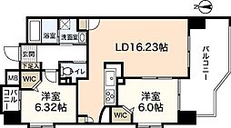 LUCIA 2LDKの間取図画像