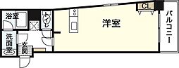 並木Sビル ワンルームの間取図画像
