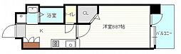 アルファレガロ駅前通り 1Kの間取図画像
