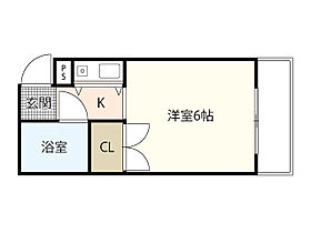 キューブ井口台  ｜ 広島県広島市西区井口台2丁目（賃貸マンション1K・2階・18.14㎡） その2