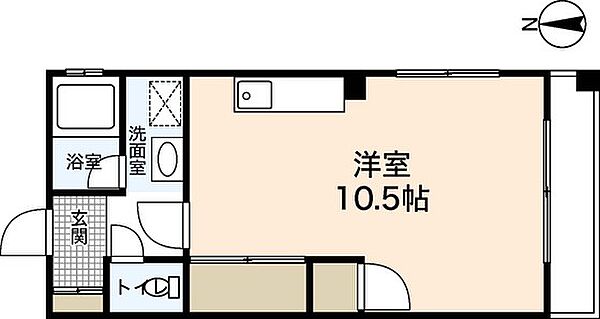 ＪＮホーム ｜広島県広島市西区横川町2丁目(賃貸マンション1R・3階・28.00㎡)の写真 その2