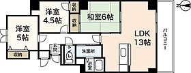 広島県広島市佐伯区藤垂園（賃貸マンション3LDK・4階・68.00㎡） その2