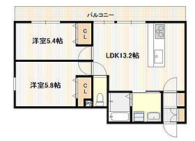 広島県広島市佐伯区屋代3丁目（賃貸アパート2LDK・1階・62.33㎡） その2