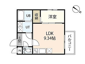 トラスティレジデンス地御前　西館  ｜ 広島県廿日市市地御前1丁目（賃貸アパート1LDK・1階・29.32㎡） その2