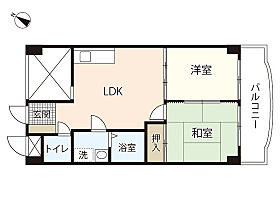 広島県広島市西区草津新町2丁目（賃貸マンション2LDK・2階・48.56㎡） その2