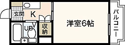 間取図画像 1K