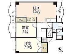 物件の間取り