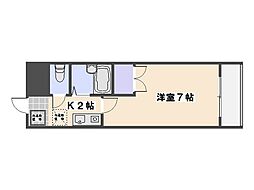 グレイス駅前 1Kの間取図画像