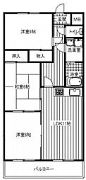 イーストプレイン 3LDKの間取図画像