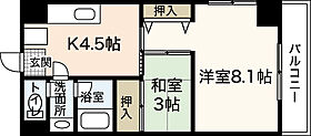 広島県広島市中区河原町（賃貸マンション2K・2階・34.45㎡） その2