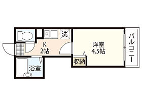 広島県広島市西区大宮1丁目（賃貸マンション1K・4階・16.25㎡） その2