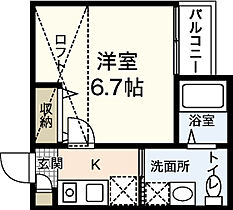 広島県広島市西区草津東1丁目（賃貸アパート1K・2階・21.39㎡） その2