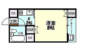 広島県広島市西区大宮1丁目（賃貸マンション1K・2階・20.00㎡） その2