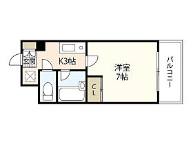 広島県広島市中区猫屋町（賃貸マンション1K・4階・25.00㎡） その2