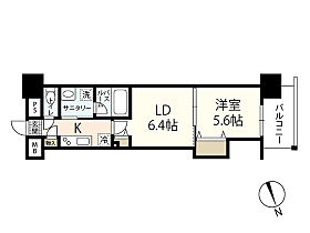 広島県広島市中区三川町（賃貸マンション1LDK・7階・35.30㎡） その2