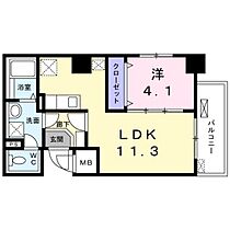 広島県広島市中区南竹屋町（賃貸マンション1LDK・4階・38.30㎡） その2