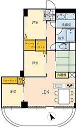 八王子セントラルマンション 4LDKの間取図画像