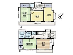 八王子市元八王子町二丁目 4DKの間取り