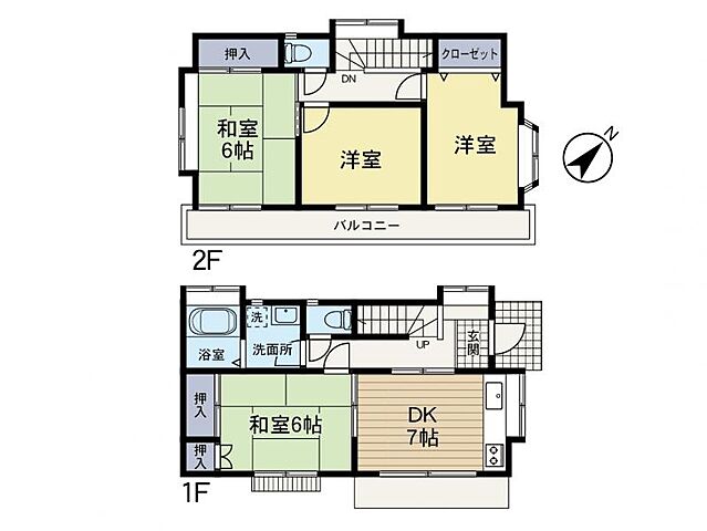 間取り 八王子市元八王子町2丁目