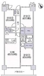 ルモン八王子 3LDKの間取り
