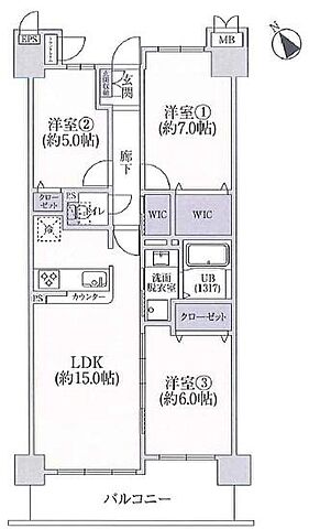 間取り ルモン八王子 2階/-
