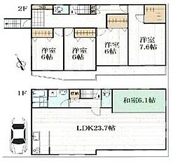 八王子市館町 5LDKの間取り