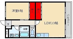 ビューテラス畷A棟  ｜ 大阪府四條畷市南野5丁目11-5（賃貸マンション1LDK・3階・48.60㎡） その2