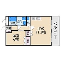 グランドソレーユII  ｜ 大阪府門真市北岸和田1丁目8-38（賃貸アパート1LDK・2階・41.04㎡） その2