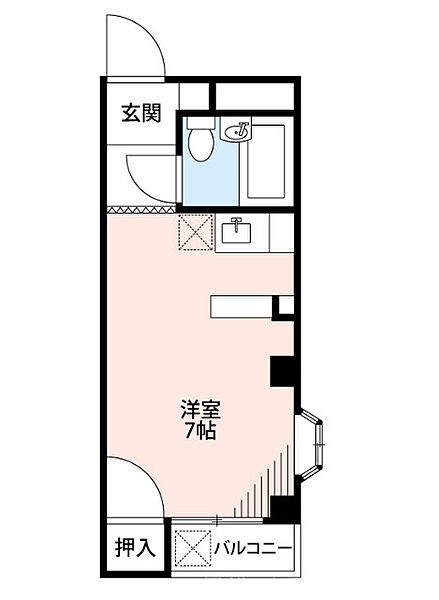 パンション池田旭町 ｜大阪府寝屋川市池田旭町(賃貸マンション1R・1階・16.50㎡)の写真 その2