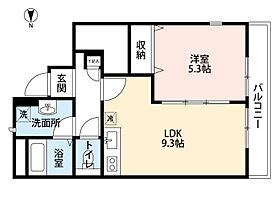 アスピリア砂II  ｜ 大阪府四條畷市砂2丁目11-17（賃貸アパート1LDK・1階・37.22㎡） その2