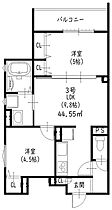 Soleil萱島東  ｜ 大阪府寝屋川市萱島東3丁目（賃貸アパート2LDK・2階・44.55㎡） その2