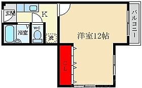 キュービック141  ｜ 大阪府四條畷市中野本町9-27（賃貸マンション1K・3階・25.00㎡） その2