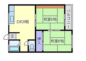 城垣マンション  ｜ 大阪府門真市城垣町22-6（賃貸マンション2LDK・3階・40.00㎡） その2