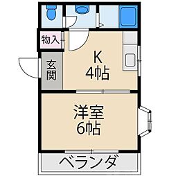 間取図画像 1DK