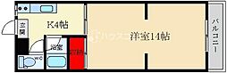 発春八坂ハイツ 1Kの間取図画像