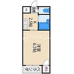 グランシャリオ 1Kの間取図画像