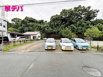 外観：土地面積80坪以上、庭や駐車場が広く作れ自由な間取りの家が建てられます！ 建築条件無し、お好きなハウスメーカーや工務店で建築可能！ 豊鉄バス「台町南」停　徒歩6分！