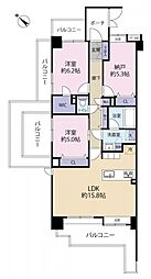 ドラゴンマンション池袋壱番館 3LDKの間取図画像