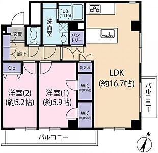 間取り：間取り図です。