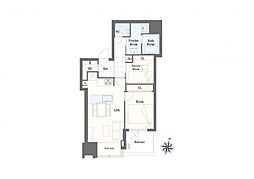 間取図画像 1SLDK