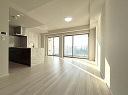 ＨＡＲＵＭＩ ＦＬＡＧ ＰＡＲＫ ＶＩＬＬＡＧＥ 41階 2LDKのリビング/ダイニング