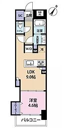 グランドパーク代々木 1LDKの間取図画像