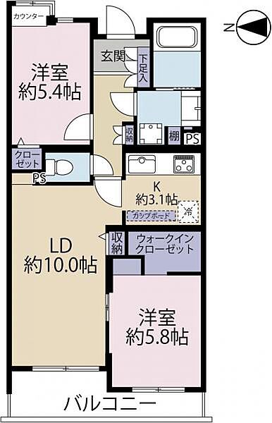 間取りを拡大表示