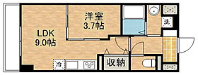 ラ・フェリーチェ 503 ｜ 栃木県宇都宮市千波町15-5（賃貸マンション1LDK・5階・34.00㎡） その2